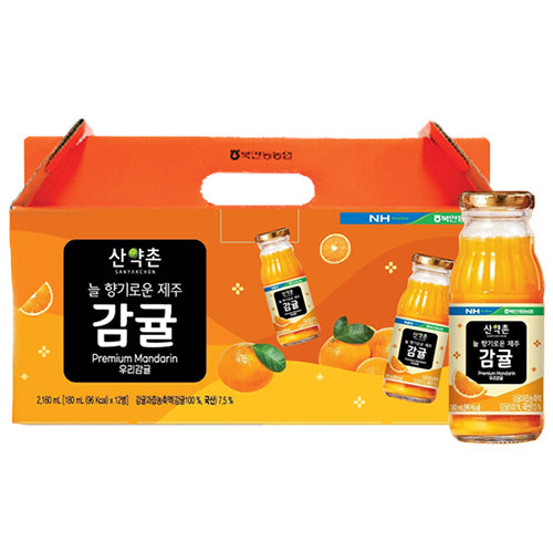 Premium Korean Tangerine Juice 180ml × 12 – MayDay Mall