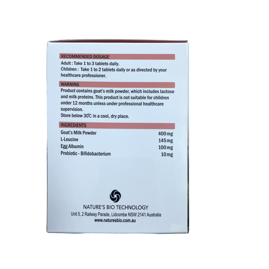 Nature's Top Goat Milk Probiotics 400tablets - MayDay Mall
