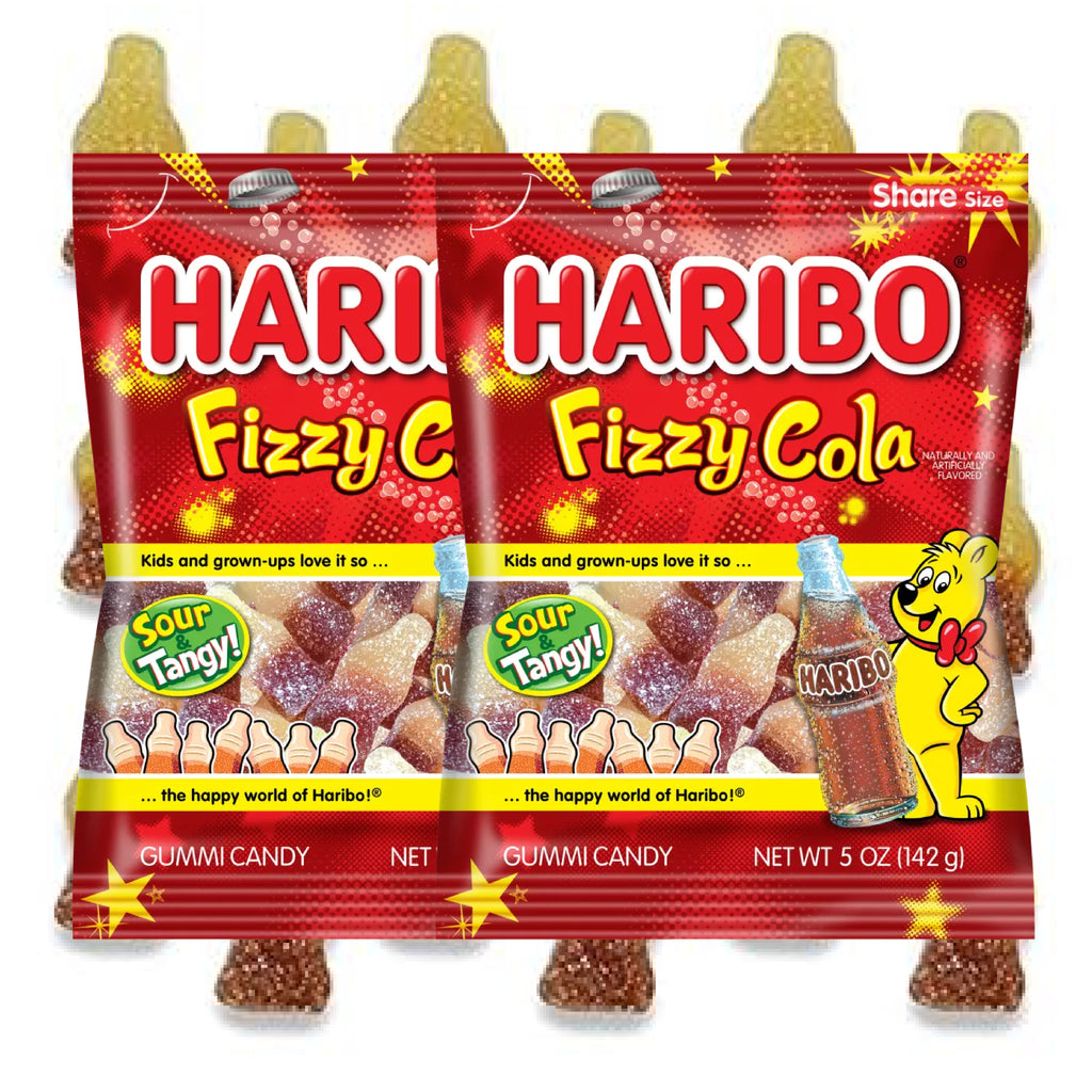Haribo Fizz Cola (142g x 2)-MayDay Mall