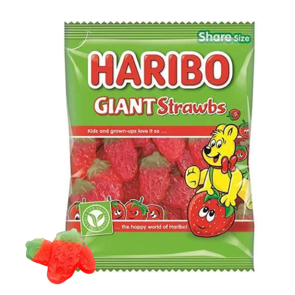 Haribo Giant Strawbs(154g)-MayDay Mall