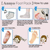 Moisturizing Foot Mask with Animal Design on Feet