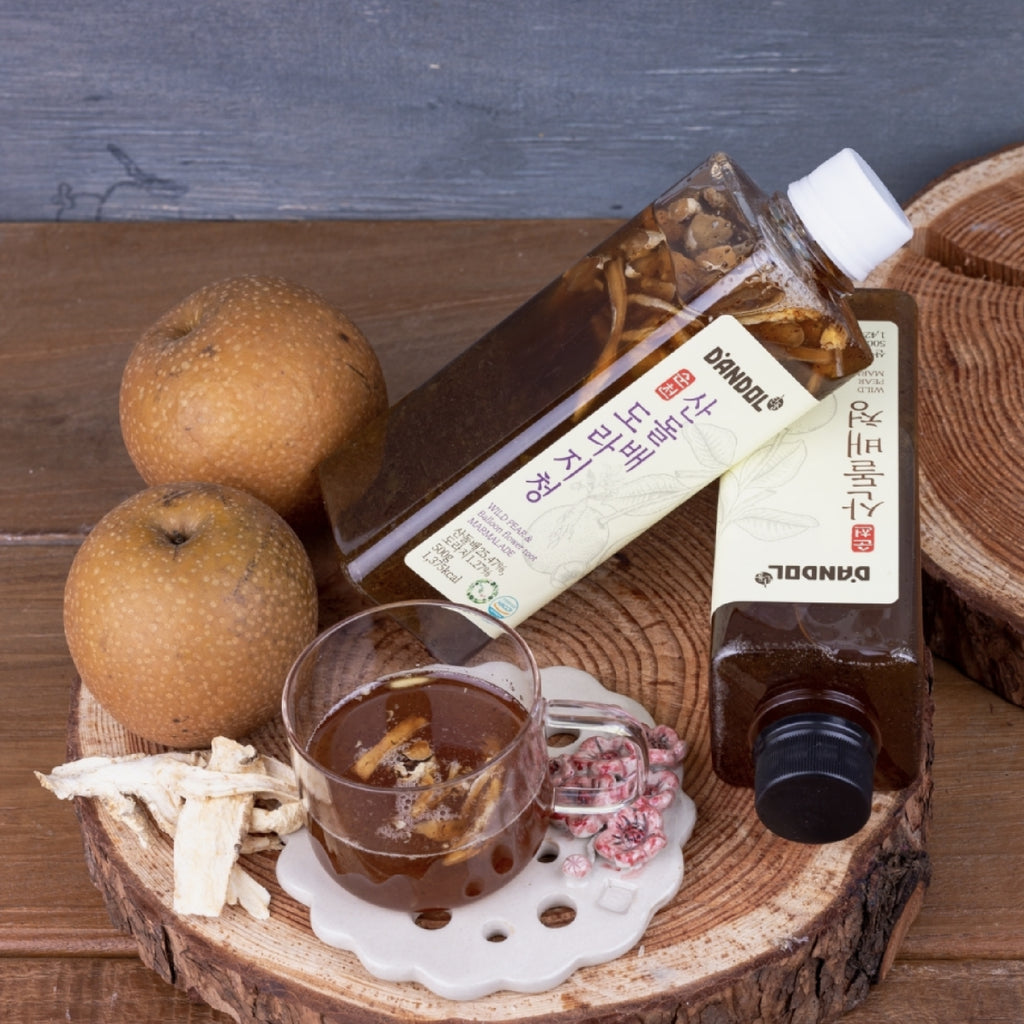 Wild pear and balloon flower marmalade Korean gift set