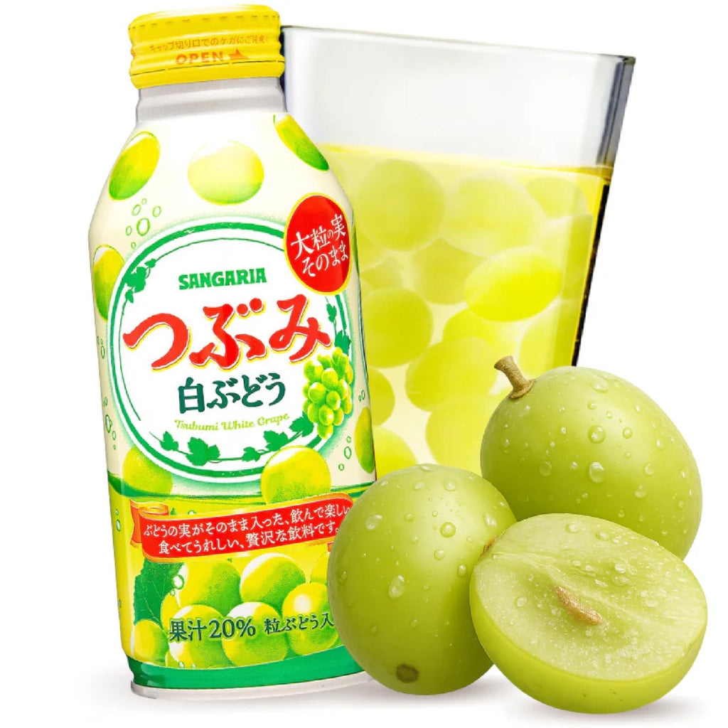 SANGARIA Tsubumi white grape juice 380g x24 Japanese
