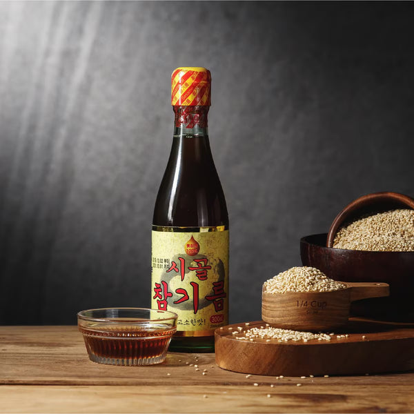 Korean sesame oil 300ml premium roasted sesame seed oil