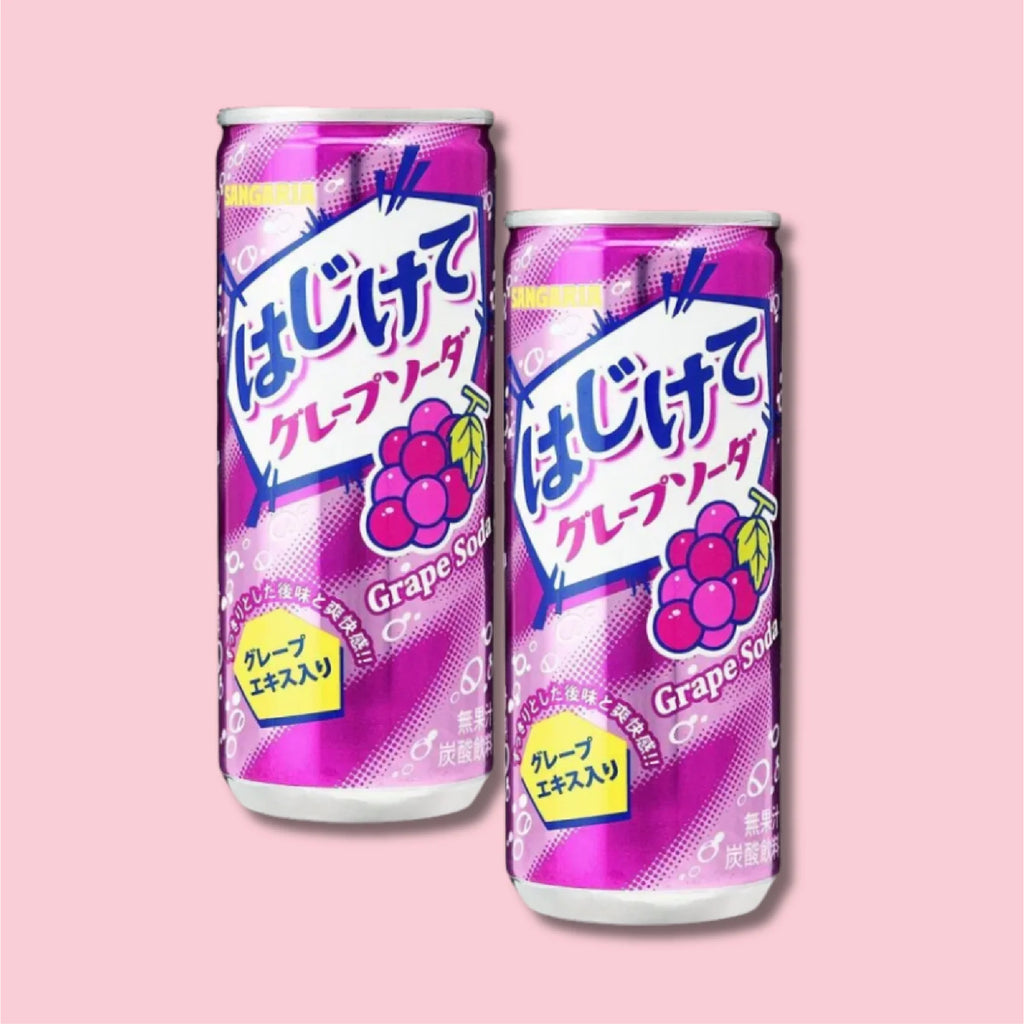 Japanese fizzy soda drink Hajikete