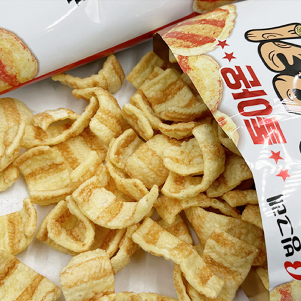Korean smoky bacon flavoured crunchy chips by Binggrae