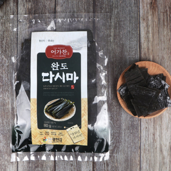 Korean dried kelp 80g natural seaweed for soup stock