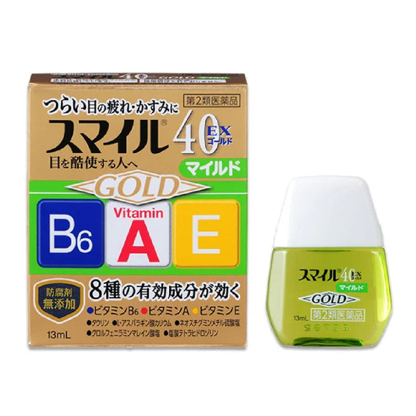 Lion Smile 40EX Gold Mild Eye Drops 13ml