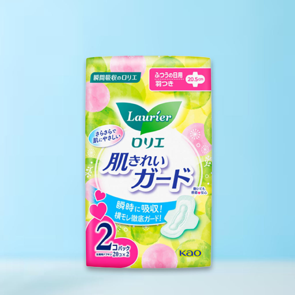 Kao Laurier Clean Skin Guard Daytime Pad with wings