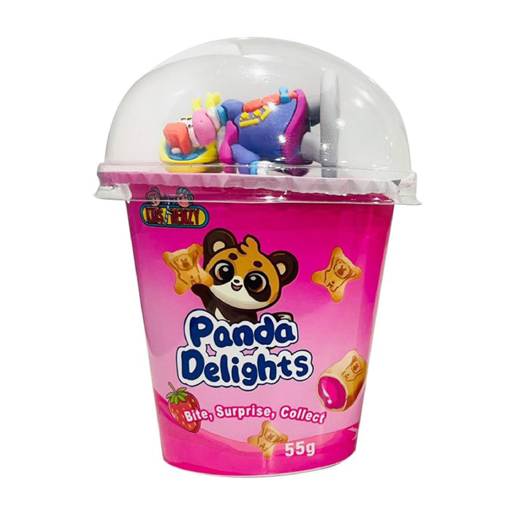 Panda Delights Strawberry Snack (55g)-MayDay Mall