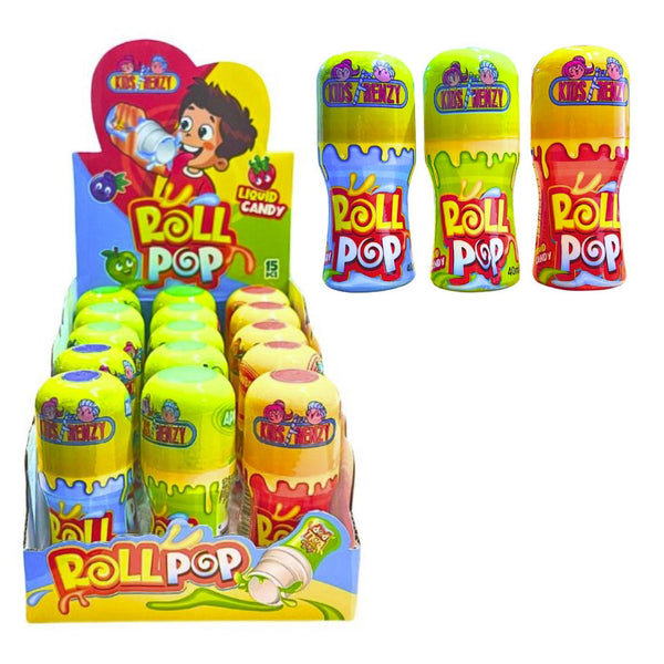 Kids Frenzy Roll Pop Roller Liquid Candy 40ml MayDay Mall