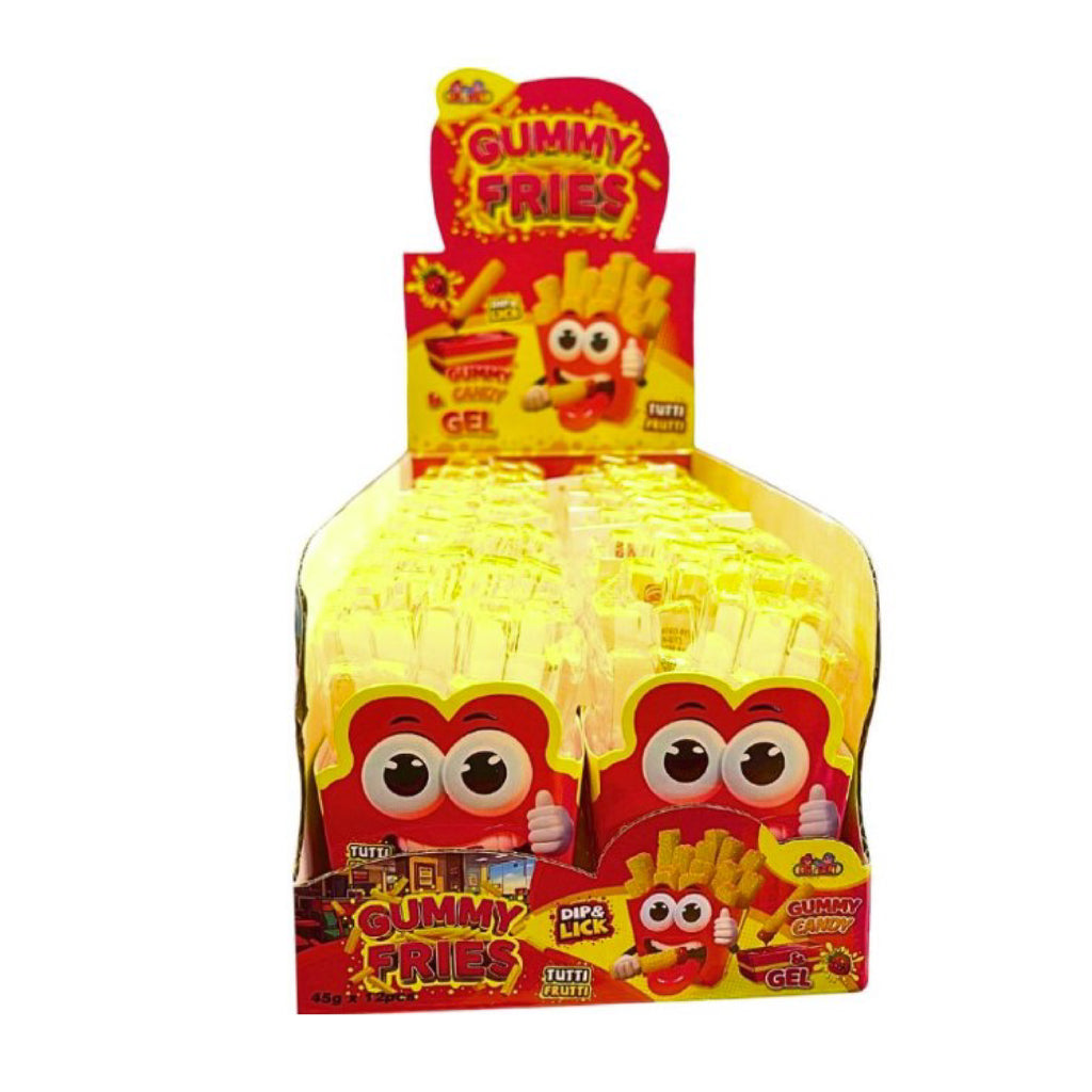 Gummy Fries Candy Tutti Frutti Flavour 45g x 2p MayDay Mall