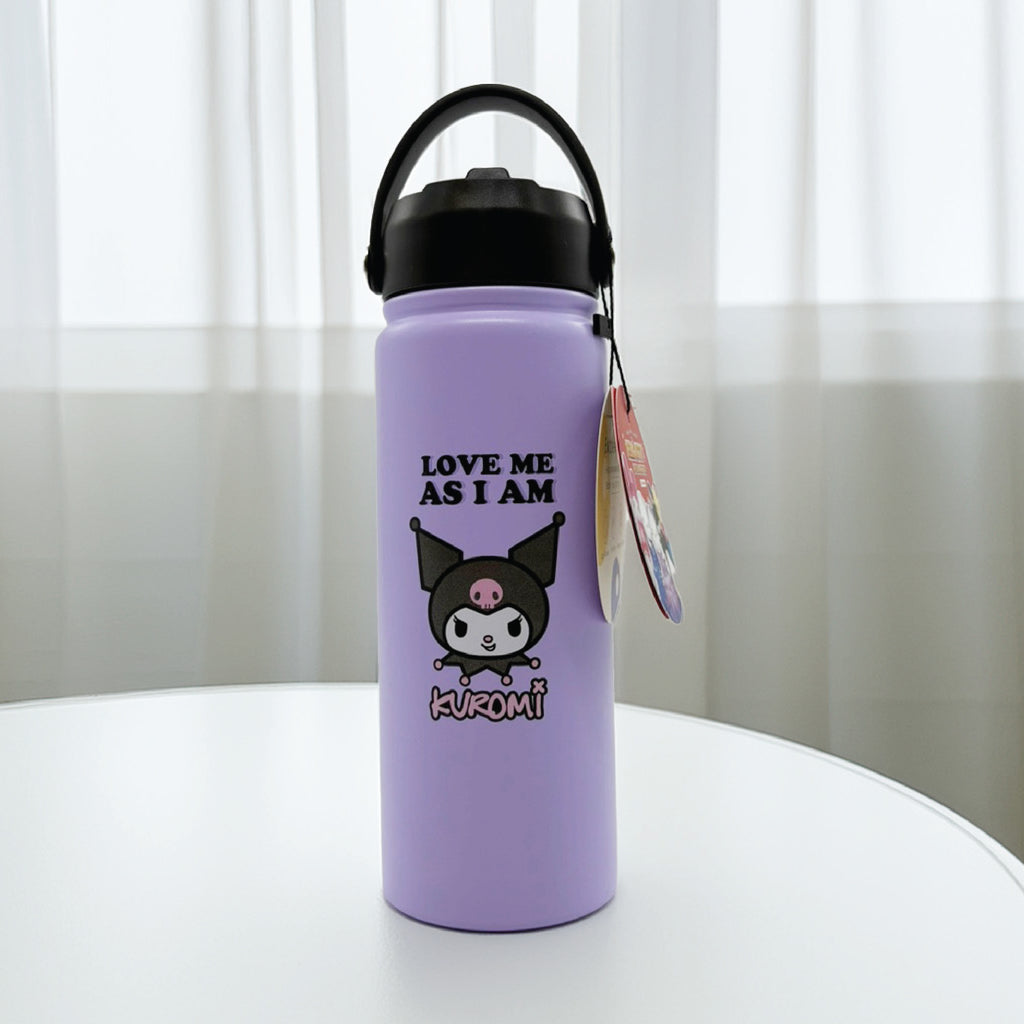 Kuromi Insulated Water Bottle 530ml (18 oz)-MayDay Mall