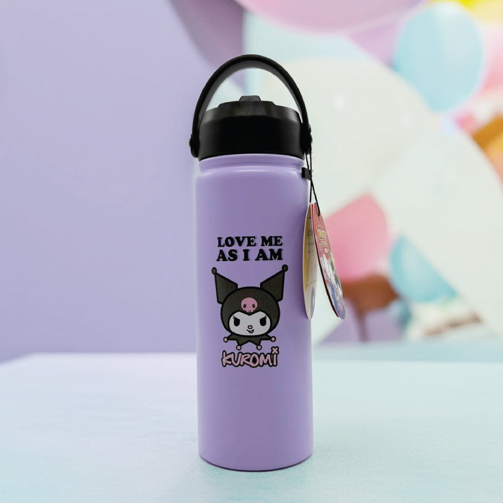 Kuromi Insulated Water Bottle 530ml (18 oz)-MayDay Mall