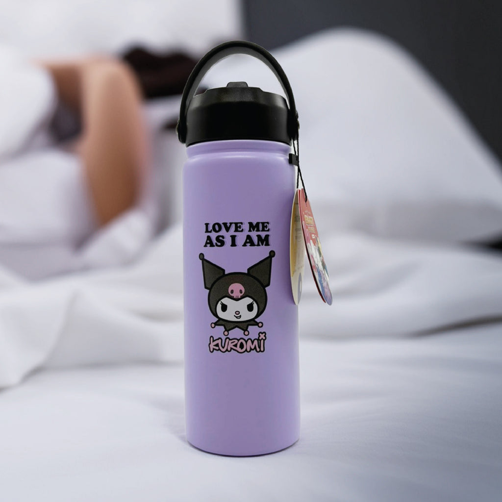 Kuromi Insulated Water Bottle 530ml (18 oz)-MayDay Mall