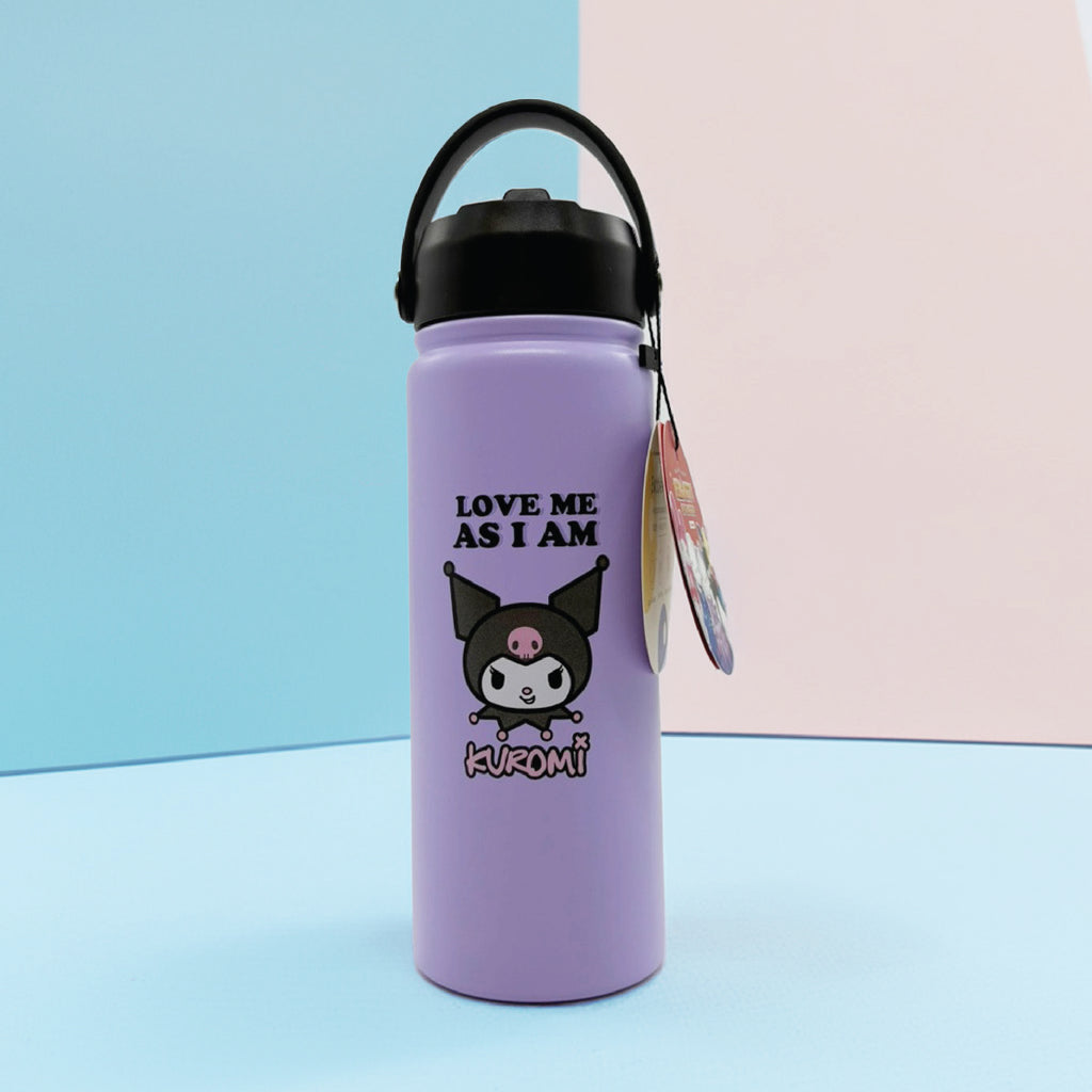 Kuromi Insulated Water Bottle 530ml (18 oz)-MayDay Mall