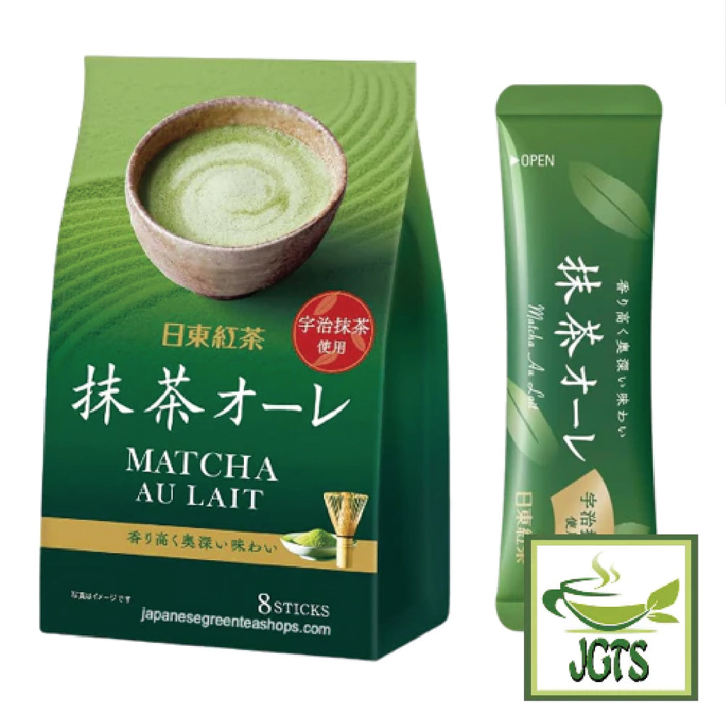 Nittoh Kocha Uji Matcha Au Lait Sticks (8 Pack)