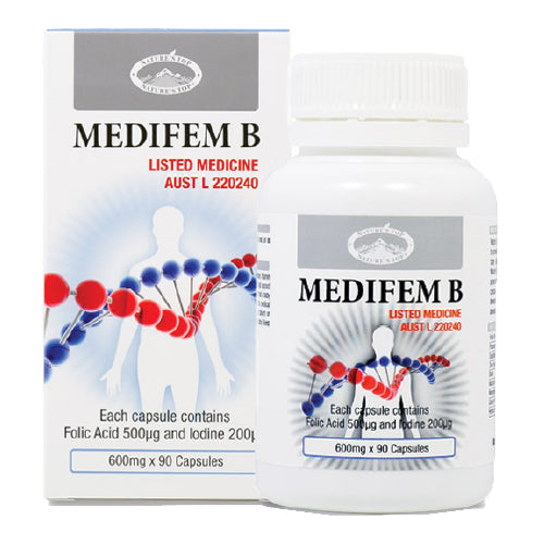 Nature’s Top Medifem B supplement capsules
