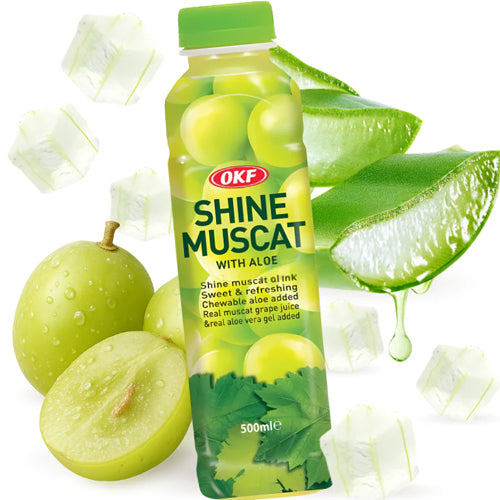 OKF Shine Muscat With Aloe 500ml - Maydaymall