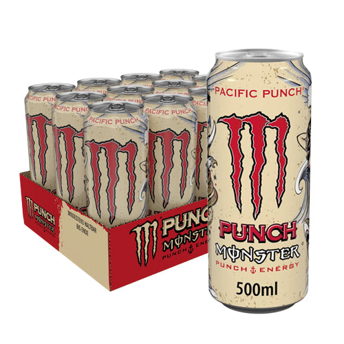 Monster Energy Pacific Punch (500ml x 12 Pack) - Maydaymall