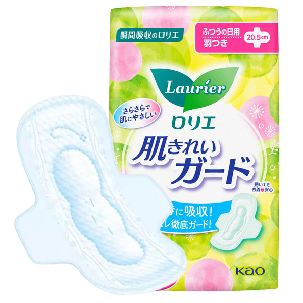 Kao Laurier Clean Skin Guard Daytime Pad with wings