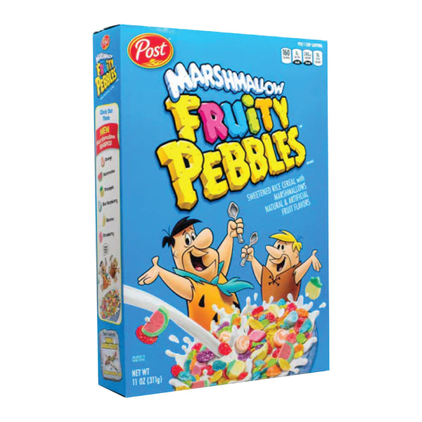Cookie Crisp Cereal: Post Marshmallow Fruity Pebbles, 11 oz