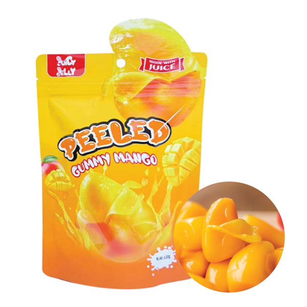 Juicy Jelly Peeled Mango Gummy Candy 120g | Mayday Mall