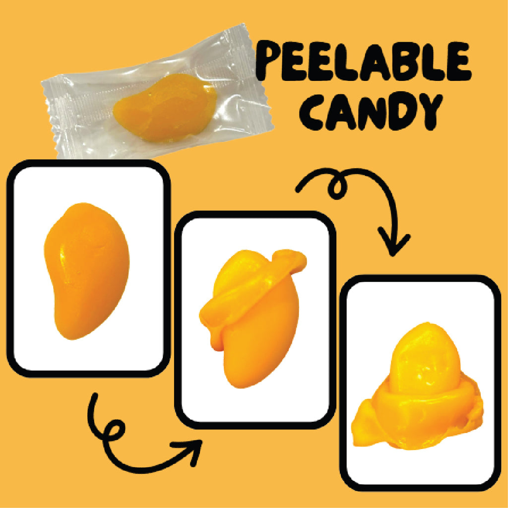 Juicy Jelly Peeled Mango Gummy Candy 120g | Mayday Mall
