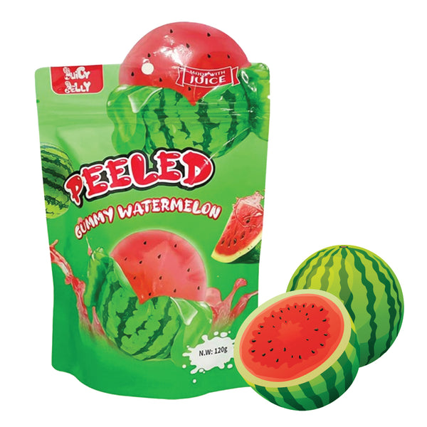 Juicy Jelly Peeled Lychee Gummy Candy 120g - Mayday Mall