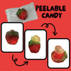 peeled Strawberry gummy candy 120g