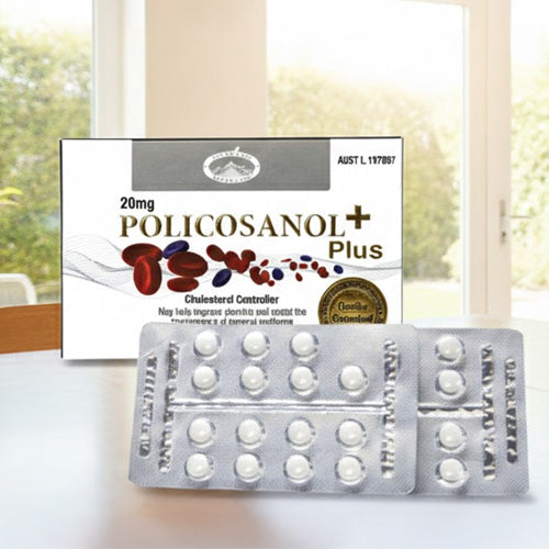 Plant derived policosanol nutritional supplement capsules