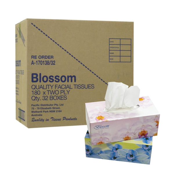 Blossom White Facial Tissue 32p-MayDay Mall