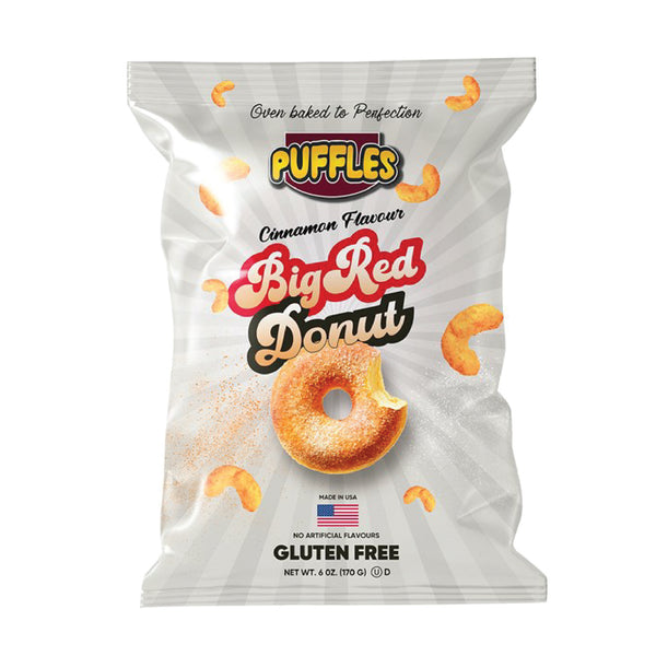 PUFFLES Gluten free Big Red Donut Snack (170g)-MayDay Mall