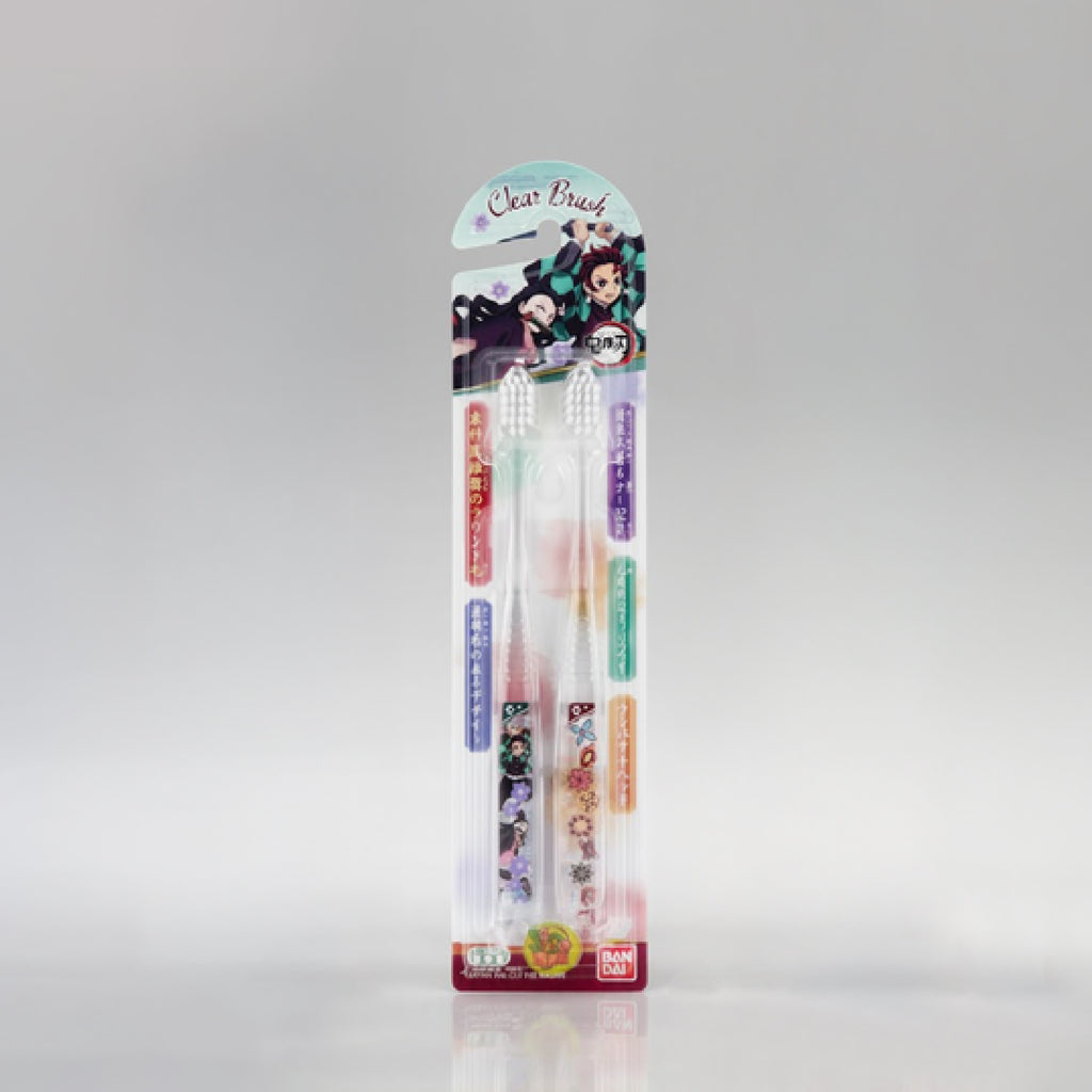 2pcs Kids Toothbrushes Demon Slayer with Soft Bristles