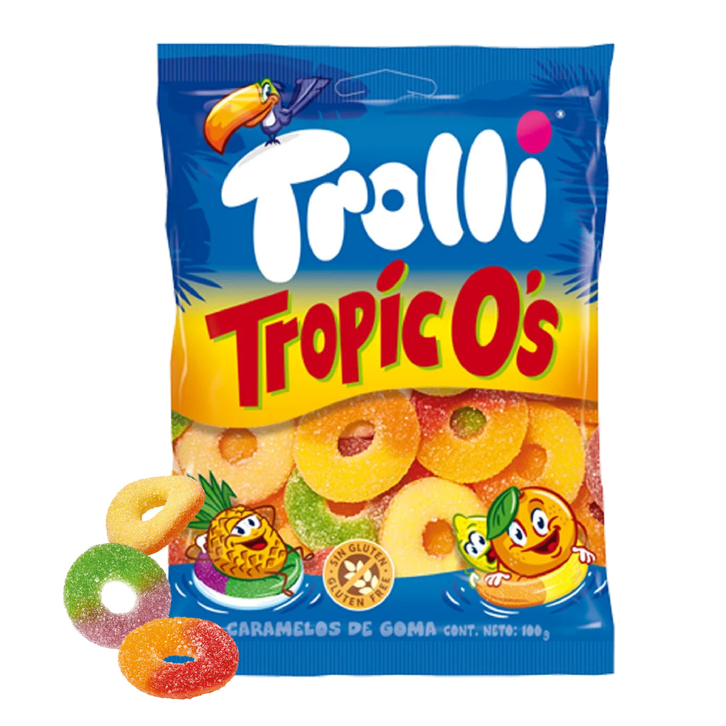 Trolli Spain Tropic O's 100g-MayDay Mall