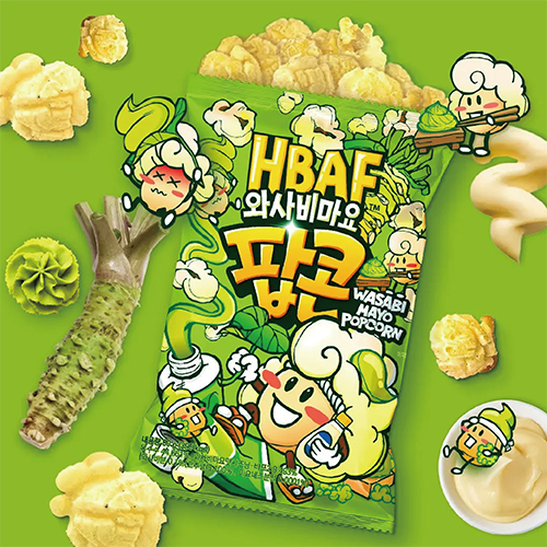 HBAF Wasabi Mayo Popcorn 80g - Maydaymall