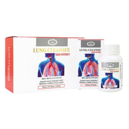 Herbal lung cleanser wellness supplement value pack