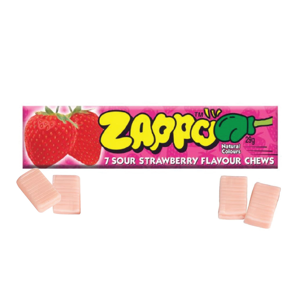 Zappo Multi 4 Pack Sour Strawberry Flavour (104g)-MayDay Mall